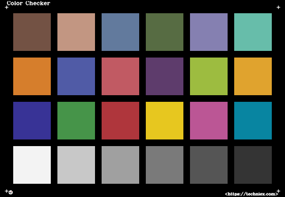 MacBeth Color Checker
